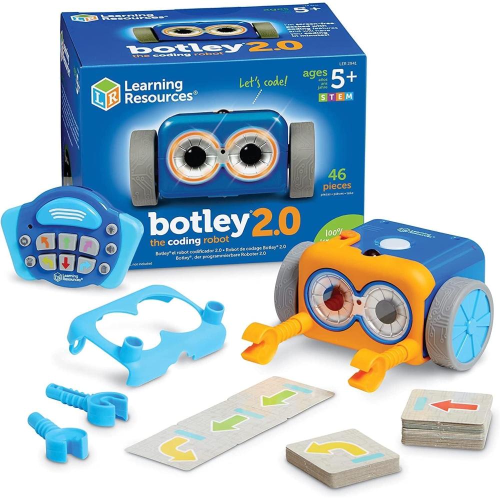 imageLearning Resources Botley The Coding Robot 2046 Pieces Programming for Kids STEM Toys Electronic ScreenFree Set for Kids Ages 5