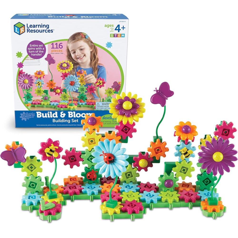 imageLearning Resources Gears Gears Gears Movin Monkeys Building Play Set 103 PiecesBuilding set