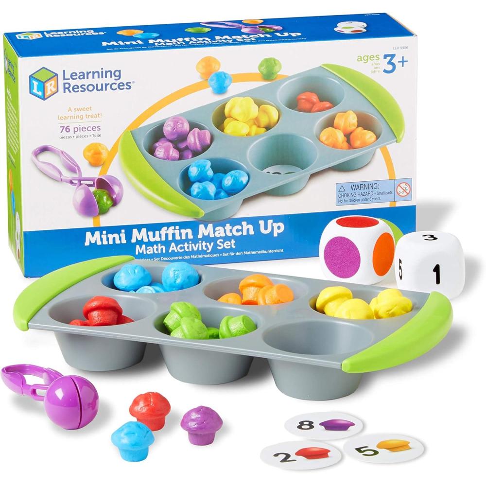 imageLearning Resources Mini Muffin Phonics Activity Set Preschool Toys Preschool Learning Activities Play Food Kindergarten Toys Ages 470 Piecesstandart