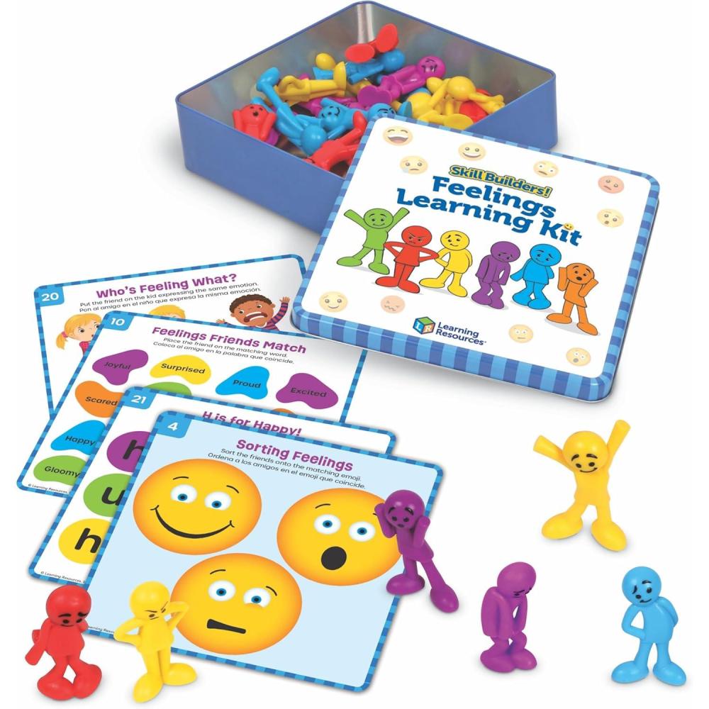 imageLearning Resources Skill Builders Feelings Learning Kit Social Emotional Learning Activities Social Skills Activities for Kids Talking Flash Cards for Toddlers Toddler Toy Homeschool Supplies