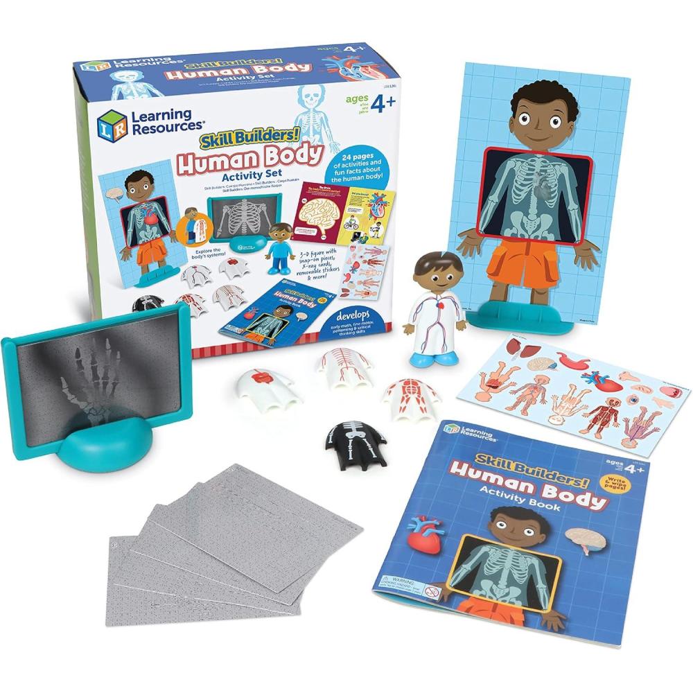 imageLearning Resources Skill Builders Human Body Activity Set17 Pieces Ages 4 Preschool Learning Activities Preschool Science Preschool Activity BookHuman Body Parts for KidsHuman Body