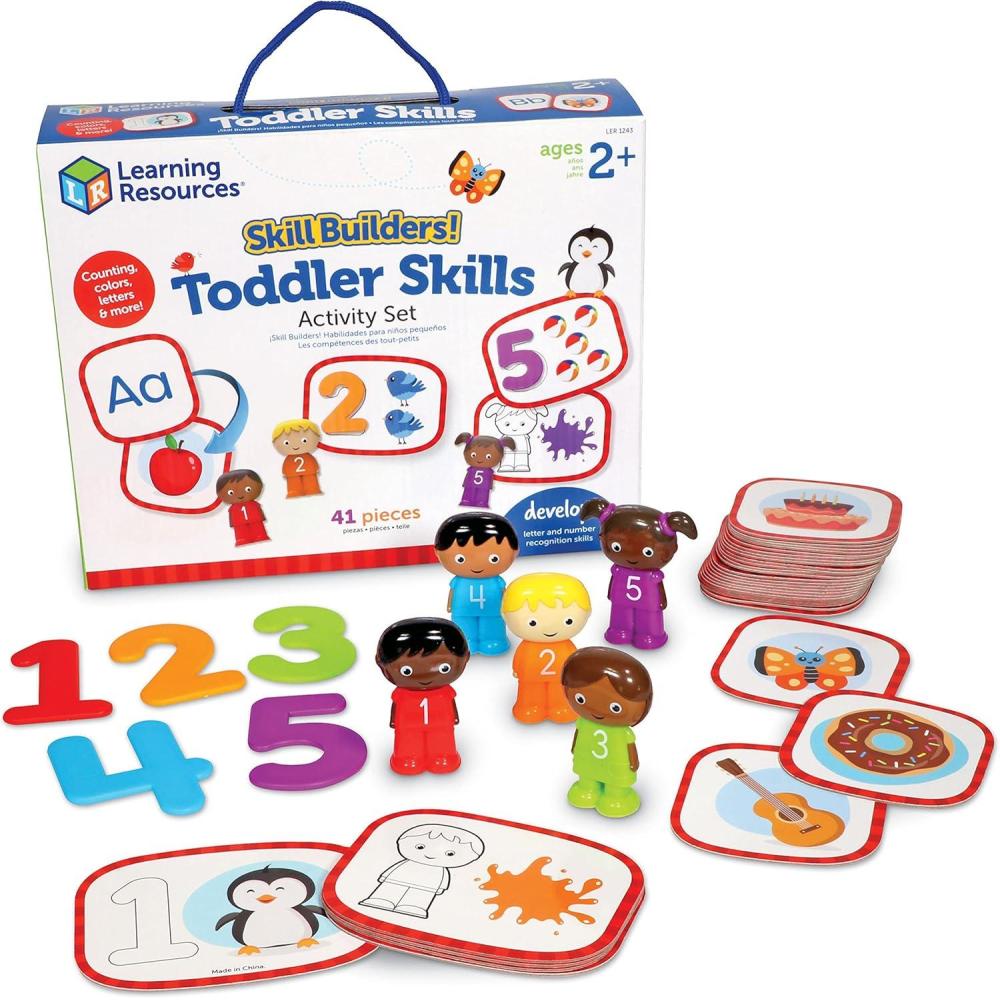 imageLearning Resources Skill Builders Toddler Skills  Toddler Learning Materials Homeschool Preschool Supplies Teaching Cards for ToddlersBack to School Ages 241 Piece Set
