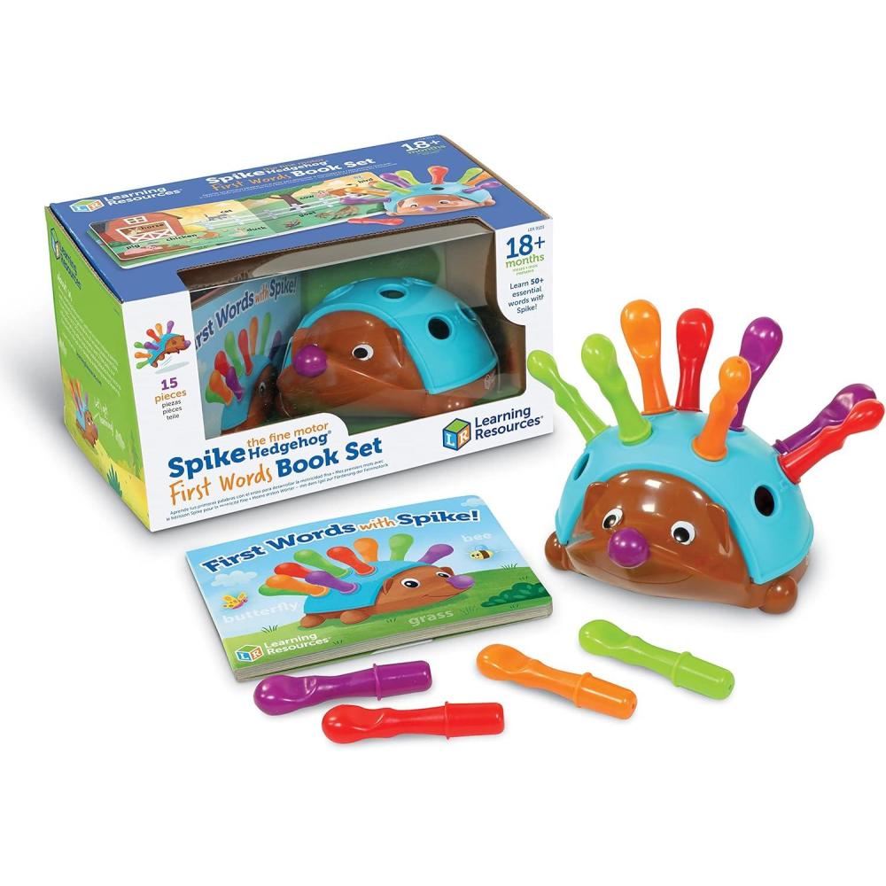 imageLearning Resources Spike The Fine Motor Hedgehog First Words Book Set