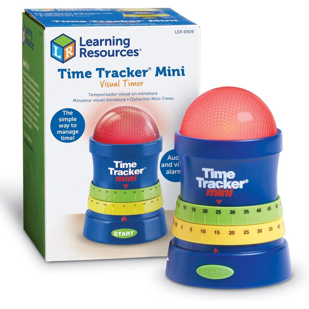 imageLearning Resources Time Tracker Mini Visual Timer Classroom Timer Hand Washing Timer Auditory and Visual Cue Ages 3