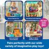 Learning Resource My First Farmstand – Fruit Basket, Sensory Play Kitchen Accessories, Grocery Cart On Wheels, Shopping Cart, Fruit and Food Toys Games, Fine Motor Skills, Toddler Toys