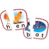 Learning Resources 3-Letter Word Puzzle Cards, Kindergarten Readniness, Self Correcting Puzzles, Ages 3+