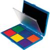 Learning Resources 7-Color Washable Ink Stamp Pad, Green, Blue, Orange, Red, Yellow, Purple