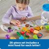 Learning Resources A to Z Mini Foods, Play Food Sets for Kids Kitchen, Play Kitchen Accessories, Mini Food, Pretend Play Toys, Toddler Montessori Toys, Lakeshore Learning Toys, Fine Motor Skills