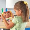 Learning Resources All About Me 2 in 1 Mirrors – 6 Pieces, Ages 18+ Months, Toddler Social Emotional Learning Toys, Mirror for Kids(Single)