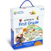 Learning Resources All Ready for First Grade Readiness Kit, Back to School Activities, School Preparation Toys, Homeschool, 32 Page Guide Included, Ages 5+