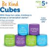 Learning Resources Be Kind Cubes, Autism Learning Materials, Speech Therapy Materials, Social Emotional Learning Toys and Games for Kids, 6 Pieces, Ages 5+(Be Kind Cubes)