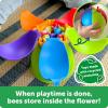 Learning Resources Blooming Balance Bees Fine Motor Sorting Set – Preschool Learning Activities, Fine Motor Games, Color Sorting Toys for Toddlers 3-5, Matching and Counting Toys for Toddlers
