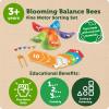 Learning Resources Blooming Balance Bees Fine Motor Sorting Set – Preschool Learning Activities, Fine Motor Games, Color Sorting Toys for Toddlers 3-5, Matching and Counting Toys for Toddlers