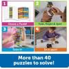 Learning Resources Brainometry Cubed, 3D Puzzle, Fidget Toys, Puzzles, Sensory Toys, Fidget Cube, Brain Games, Math Manipulatives, STEM Kits, Montessori