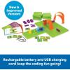 Learning Resources Code & Go Robot Mouse Activity Set Rechargeable, Screen-Free Early Coding Toy for Kids, Interactive STEM Coding Pet, Ages 4+, 83 Pieces
