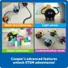 Learning Resources Cooper The STEM Robot – Coding for Kids, Building Toys, Robotics Kids, Montessori Programming, Gifts for Boy and Girls, Classroom Must Haves, Interactive Homeschool Supplies(Cooper Classroom Set)