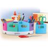 Learning Resources Create-a-Space Storage Center – Pastel, Homeschool Storage, Nursery Organizer, Fits 3oz Hand Sanitizer Bottles, Classroom Craft Keeper, 10 Piece Set(Pastel Colors)