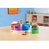 Learning Resources Create-a-Space Storage Center – Pastel, Homeschool Storage, Nursery Organizer, Fits 3oz Hand Sanitizer Bottles, Classroom Craft Keeper, 10 Piece Set(Multicolor)
