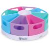 Learning Resources Create-a-Space Storage Center – Pastel, Homeschool Storage, Nursery Organizer, Fits 3oz Hand Sanitizer Bottles, Classroom Craft Keeper, 10 Piece Set(Pastel Colors)