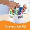 Learning Resources Create-a-Space Storage Mini Center – White, Classroom Craft Keeper, Maker Space, Small Space Storage, Teacher Organizer, Home School Accessories, 4 Piece Set