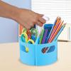 Learning Resources Create-a-Space Storage Mini Center, Back to School Resources for Teachers, Small Space Storage, Teacher Organizer, Home School Accessories, 4 Piece Set(Blue)