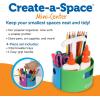 Learning Resources Create-a-Space Storage Mini Center, Back to School Resources for Teachers, Small Space Storage, Teacher Organizer, Home School Accessories, 4 Piece Set(Create-a-Space Mini)