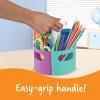 Learning Resources Create-a-Space Storage Mini Center- Pink, Classroom Craft Keeper, Maker Space, Small Space Storage, Teacher Organizer, Home School Accessories, 4 Piece Set