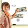 Learning Resources Double-Sided Magnetic Money 45 Pieces, Ages 5+ Play Money for Kids, Pretend Play Money, Classroom and Teacher Supplies