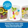 Learning Resources Helping Hands Fine Motor Tool Set Toy – 4 Pieces, Ages 3+ Fine Motor and Sensory Play Toys, Toddler Tweezers, Sensory Bin Toys(Set Toy)