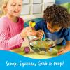 Learning Resources Helping Hands Fine Motor Tool Set Toy – 4 Pieces, Ages 3+ Fine Motor and Sensory Play Toys, Toddler Tweezers, Sensory Bin Toys(Set Toy)