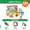 Learning Resources Hide & Seek Vegetable Garden ,10 Pieces, Ages 18 Months+, Preschool Learning Activities, Toddler Learning Toys 2-4, Montessori Toys, Sustainable Toys