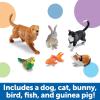 Learning Resources Jumbo Domestic Pets – 6 Pieces, Ages 2+ Preschool Pet Toys, Classroom Desk Pets, Preschool Learning Toys
