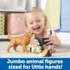 Learning Resources Jumbo Domestic Pets – 6 Pieces, Ages 2+ Preschool Pet Toys, Classroom Desk Pets, Preschool Learning Toys