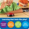 Learning Resources Lights and Sounds Buzzers,Set of 4, Ages 3+, Game Show and Classroom Buzzers, Family Game Night, Game Show Buzzers, Classroom Accessories(Lights & Sounds Buzzers)