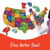 Learning Resources Magnetic U.S. Map Puzzle (45 Pieces), Multicolor, 19 L x 13 H in (LER7714)