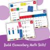 Learning Resources MathLink Cubes Early Math Activity Set – 115 Pieces, Ages 4+ Kindergarten STEM Activities, Math Cubes Activity Set and Games for Kids, Mathlink Cubes Activity Set(Elementary Activity Set)