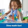 Learning Resources MathLink Cubes Early Math Activity Set – 115 Pieces, Ages 4+ Kindergarten STEM Activities, Math Cubes Activity Set and Games for Kids, Mathlink Cubes Activity Set(Dino Time)