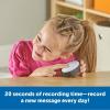 Learning Resources Message Maker Recordable Button, Social Emotional Learning Toys, Social Emotional Learning Games,1 Piece