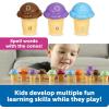 Learning Resources Mini Letter Scoops,Preschool Learning Toys, Stacking Toys, Montessori Toys,Kids Easter Gifts, Ages 3+, 52 Pieces