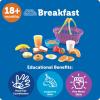 Learning Resources New Sprouts Breakfast Foods Basket – 16 Pieces, Ages 18+ months Pretend Play Food for Toddlers, Toddler Kitchen Toys, Preschool Learning Toys(Breakfast Basket)