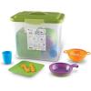 Learning Resources New Sprouts Classroom Kitchen Set – 45 Pieces, Ages 2+ Pretend Play Food for Toddlers, Preschool Learning Toys, Kitchen Play Toys for Kids