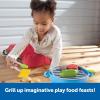 Learning Resources New Sprouts Cookout! ,19 Pieces, Ages 18+ Months, Barbecue Set, Pretend Play Food for Toddlers(Grill it)