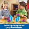 Learning Resources New Sprouts Serve It! Dish Set, Early Social Interactions, 24 Pieces, Ages 2+(Dish Set)