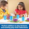 Learning Resources New Sprouts Serve It! Dish Set, Early Social Interactions, 24 Pieces, Ages 2+(Dish Set)
