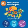 Learning Resources New Sprouts Taco Night!, Play Food for Kids Kitchens, Grocery Store Pretend Play, Play Kitchen Accessories, Ages 18 Months+,28 Pieces