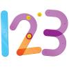 Learning Resources Number Construction – 55 Pieces, Ages 3+ Number Set for Kids, Math Games for Kids. Kindergartner Learning Materials
