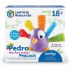 Learning Resources Pedro The Fine Motor Peacock,Toddler Learning Toys, Montessori Toys, Develops Fine Motor Skills, Toddler Toys, Ages 18+ Months,6 Pieces
