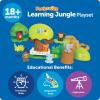 Learning Resources Peeksville Learning Jungle Playset, Animal Kingdom Figurines, Zoo Toy, Tiger, Lion, Animals, Fine Motor Skills for Kids, Toddler Gifts for Girls and Boys