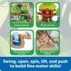 Learning Resources Peeksville Learning Jungle Playset, Animal Kingdom Figurines, Zoo Toy, Tiger, Lion, Animals, Fine Motor Skills for Kids, Toddler Gifts for Girls and Boys
