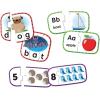 Learning Resources Preschool Puzzle Cards, ABCs, Counting & 3-Letter Words, Ages 3+